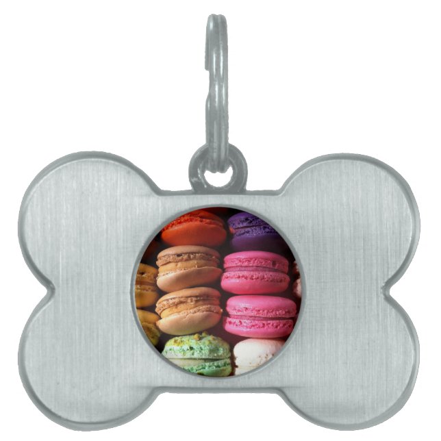 macaron cookies pet tag (Front)