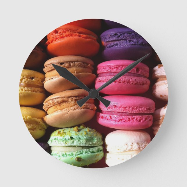 macaron cookies round clock (Front)