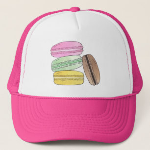 Macaron French Pastry Cookies Macarons Patisserie Trucker Hat