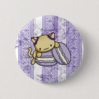 Macaron Kitty 6 Cm Round Badge
