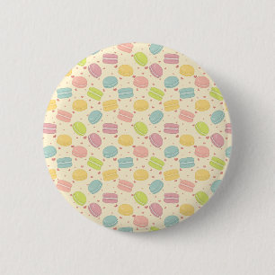 Macaron Love 6 Cm Round Badge