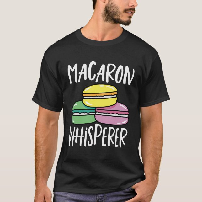 Macaron Lover Macron'S Cookies Macaroon Baking Mac T-Shirt (Front)