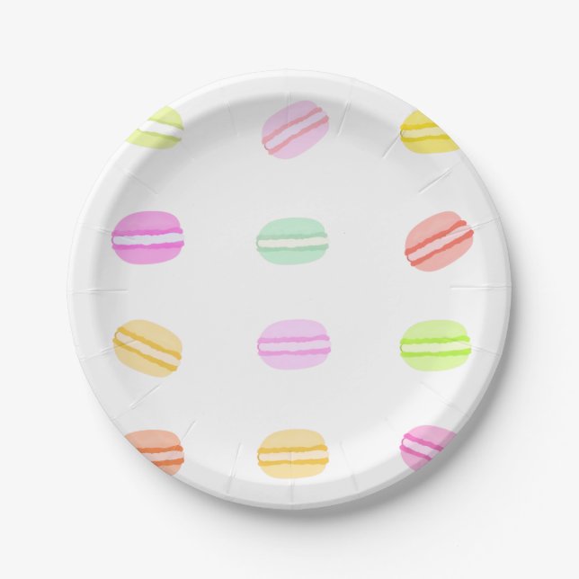 Macaron Paper Plates (Front)