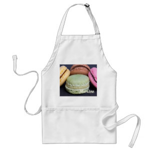 Macaron pastries for sweet tooth gift standard apron