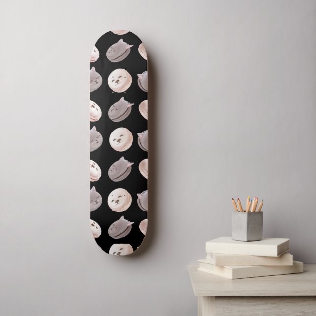 Macaron Pattern Skateboard (Wall Art)