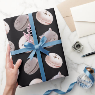 Macaron Pattern Wrapping Paper
