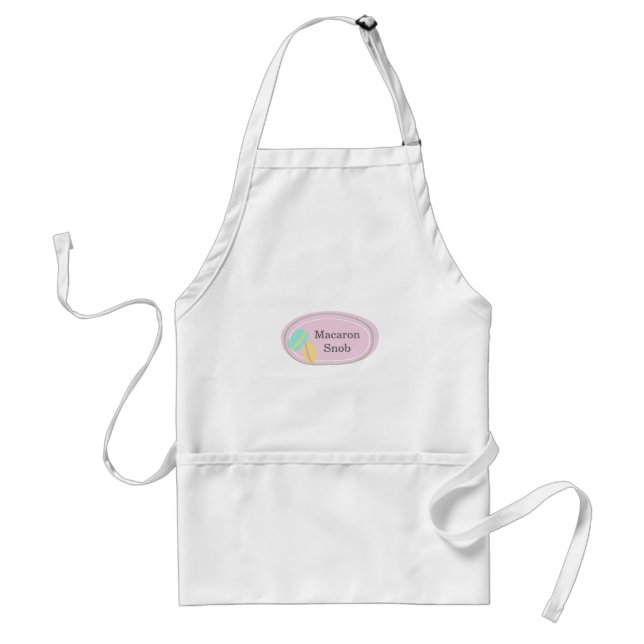Macaron Snob Apron Cute Kawaii (Front)