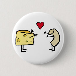 Macaroni and Cheese 6 Cm Round Badge