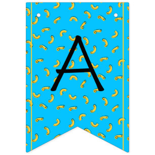 Macaroni and Cheese bunting banner