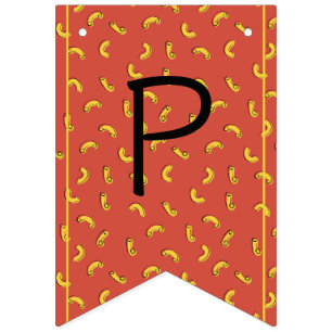 Macaroni and Cheese bunting banner