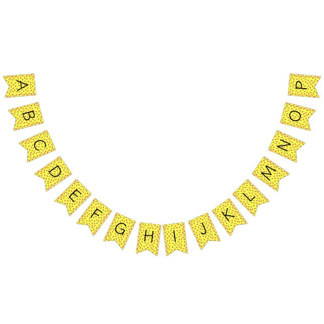 Macaroni and Cheese bunting banner (All)
