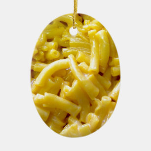 Macaroni And Cheese Ceramic Tree Decoration