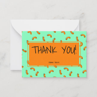 Macaroni and Cheese Flat Note Card