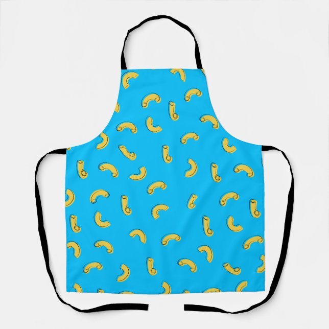 Macaroni and Cheese Illustration Apron (Front)
