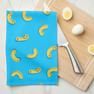 Macaroni and Cheese Illustration Tea Towel