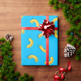 Macaroni and Cheese Illustration Wrapping Paper