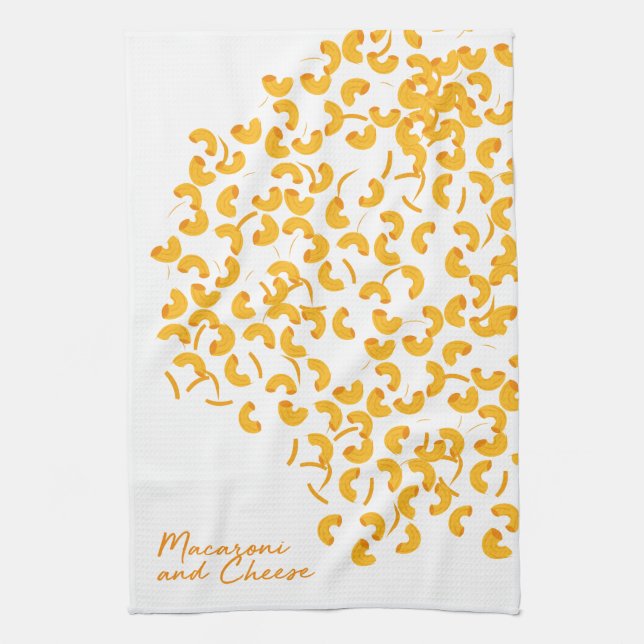 Macaroni and Cheese Tea Towel (Vertical)