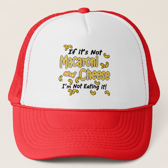 Macaroni and Cheese Trucker Hat (Front)
