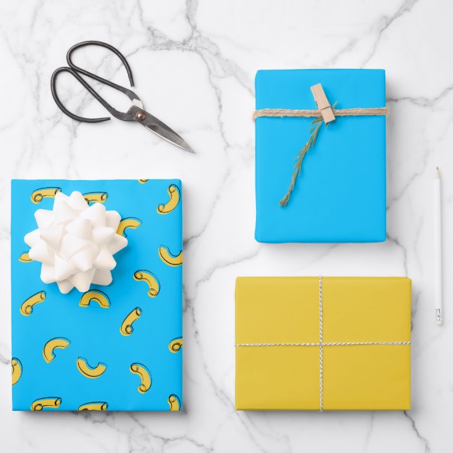 Macaroni and Cheese Wrapping Paper Sheets (Front)