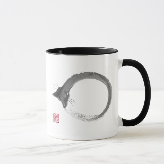 Macaroni -cat Enso Mug (Right)