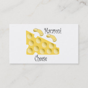 Macaroni Cheese Chef Business Card