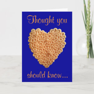 Macaroni & Cheese Love Card