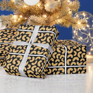 Macaroni pasta pattern wrapping paper