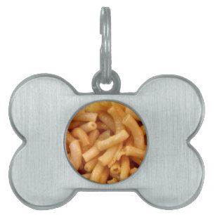 Macaroni's and cheese pet tag