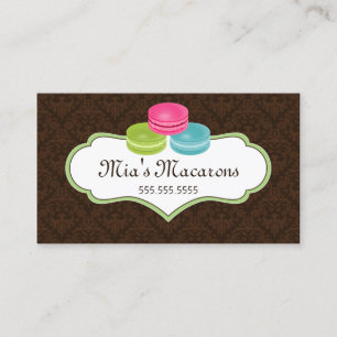 Macarons Bakery Business Card