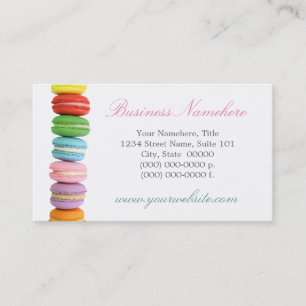 Macarons Business Cards