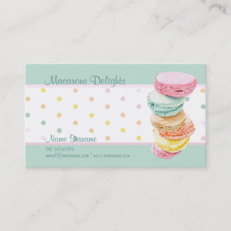 Macarons dots Business Card