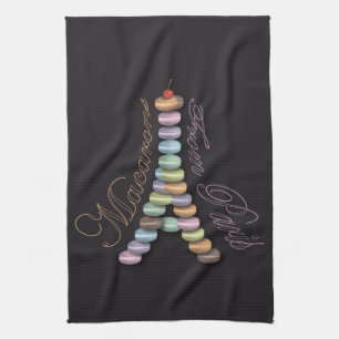 Macarons From Paris Towel