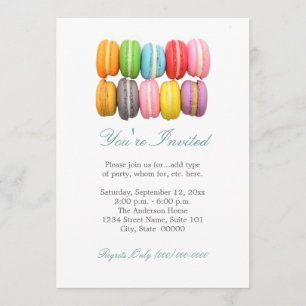 Macarons Invitations