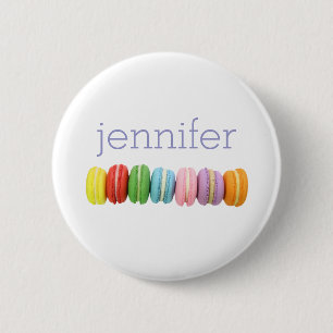 Macarons Personalised Button
