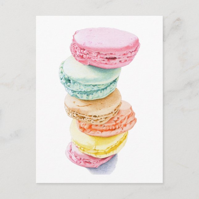 Macarons Postcard (Front)
