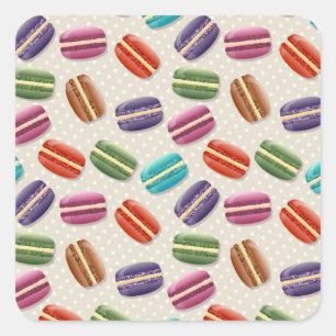 macarons stickers