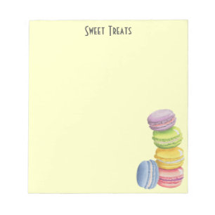 Macarons Sweet Treats Notepad