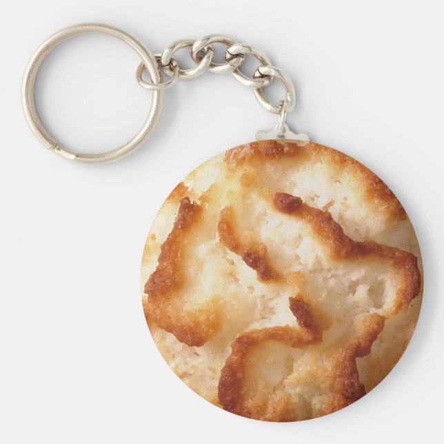 Macaroon Cookie Image Key Ring (Front)