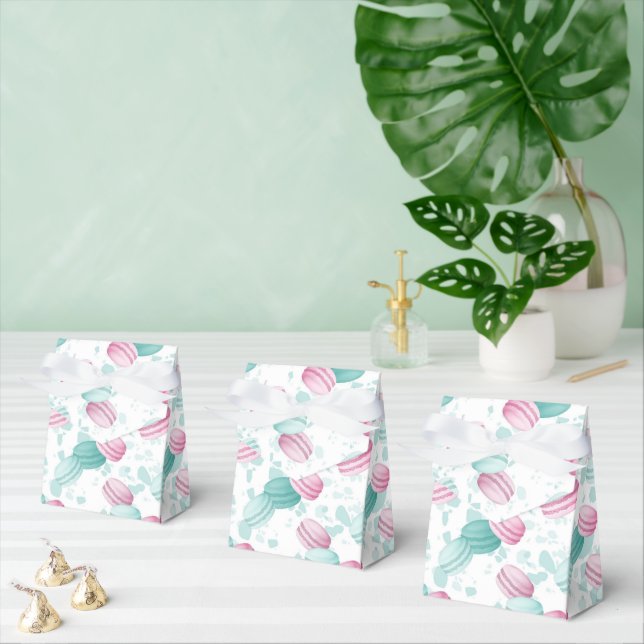 Macaroon cookie sweets tiled favour box (Multiple)