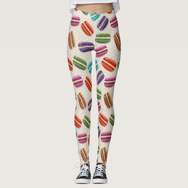 Macaroon Stylised Leggings (Front)