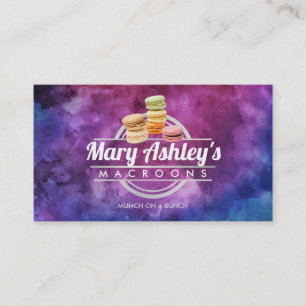 Macaroons business cards