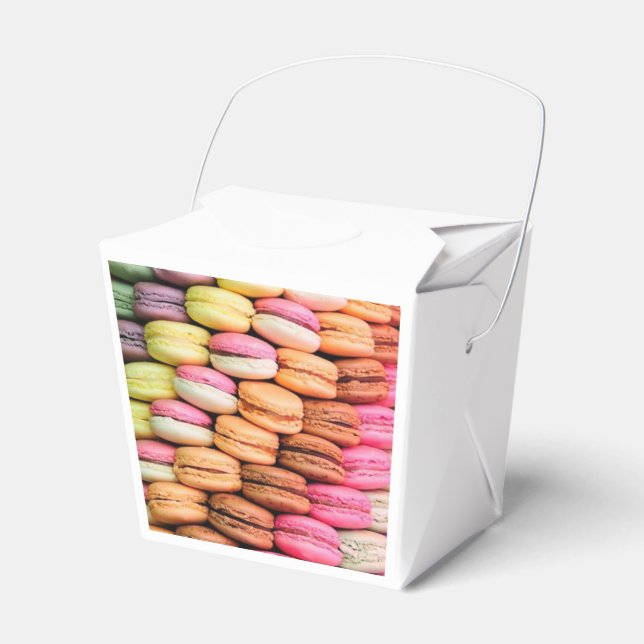 Macaroons Favour Box (Front Side)
