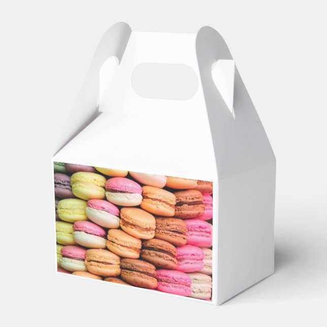 Macaroons Favour Box (Back Side)