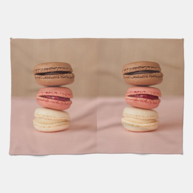 Macaroons hand towel (Horizontal)