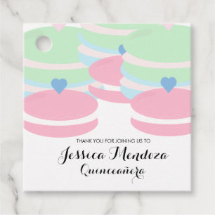 Macaroons Quince Sweet 16    Favour Tags