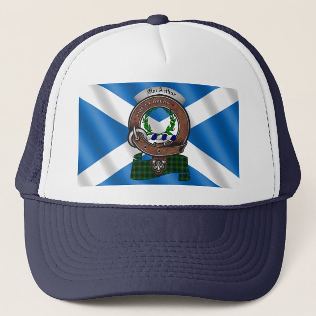 MacArthur Clan Badge Trucker Hat (Front)