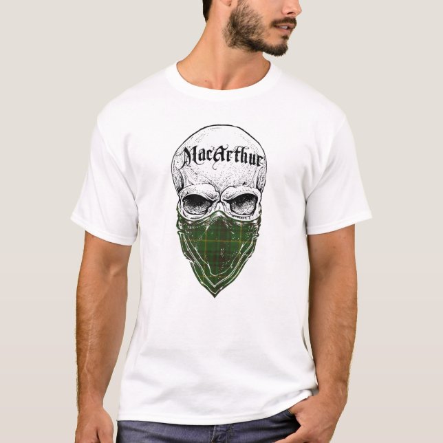 MacArthur Tartan Bandit T-Shirt (Front)