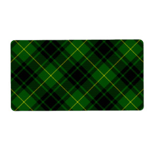 MacArthur tartan green plaid