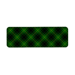 MacArthur tartan green plaid