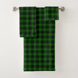 MacArthur tartan green plaid Bath Towel Set